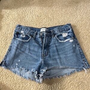 Abercrombie Mid Rise Boyfriend Shorts